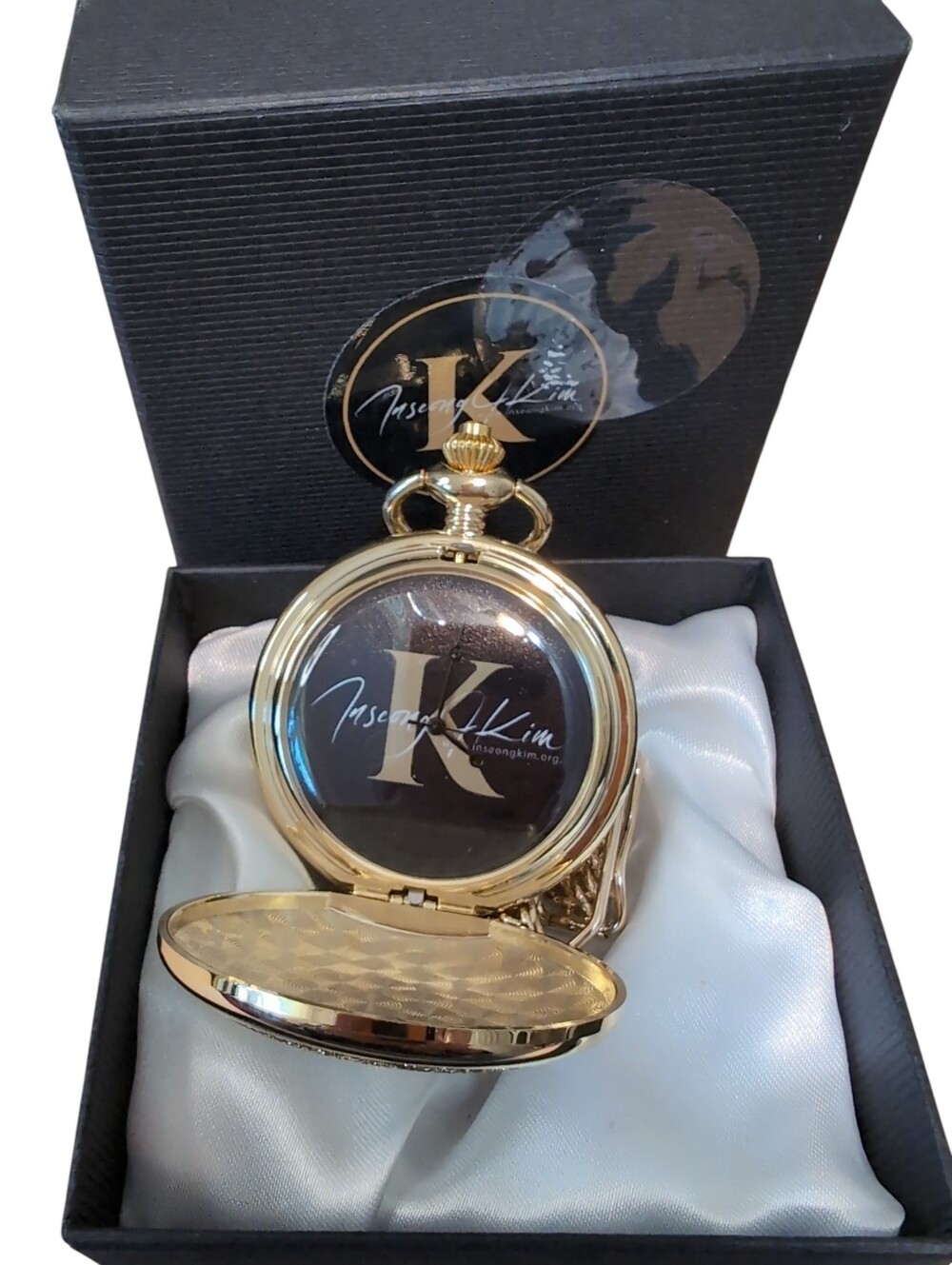 Inseong J Kim Pocket Watch Gold Tone